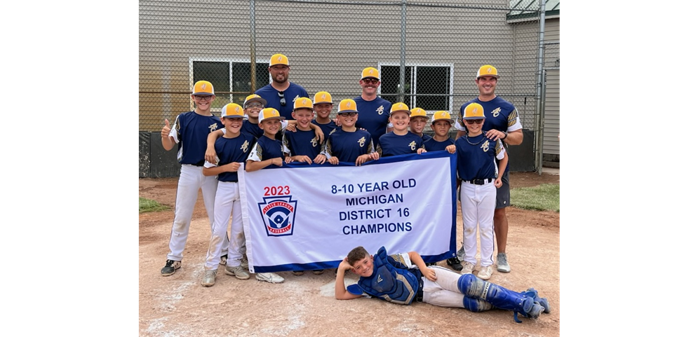 8-10 Year Old Baseball District 16 Champions - Ash Carleton Little League