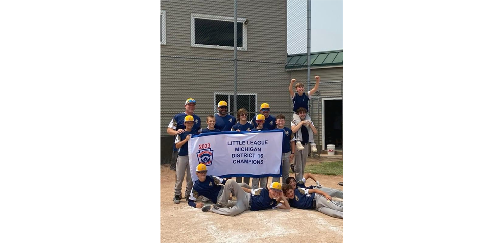 Little League Baseball District 16 Champions - Ash Carleton Little League