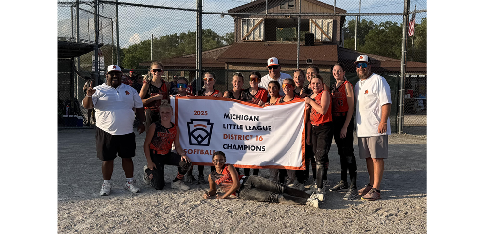 2025 Little League Softball District 16 Champions - Tecumseh Area Little League
