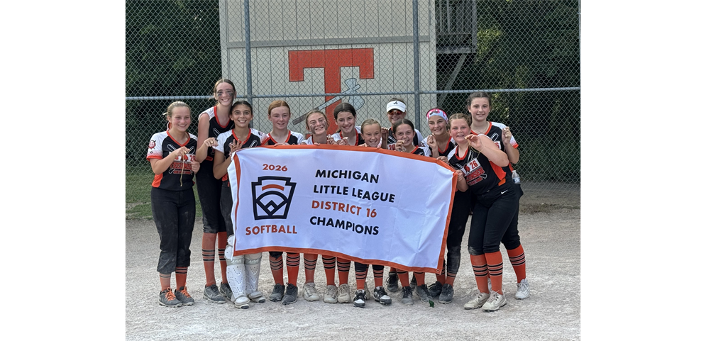 2026 Little League Softball District 16 Champions - Tecumseh Area Little League